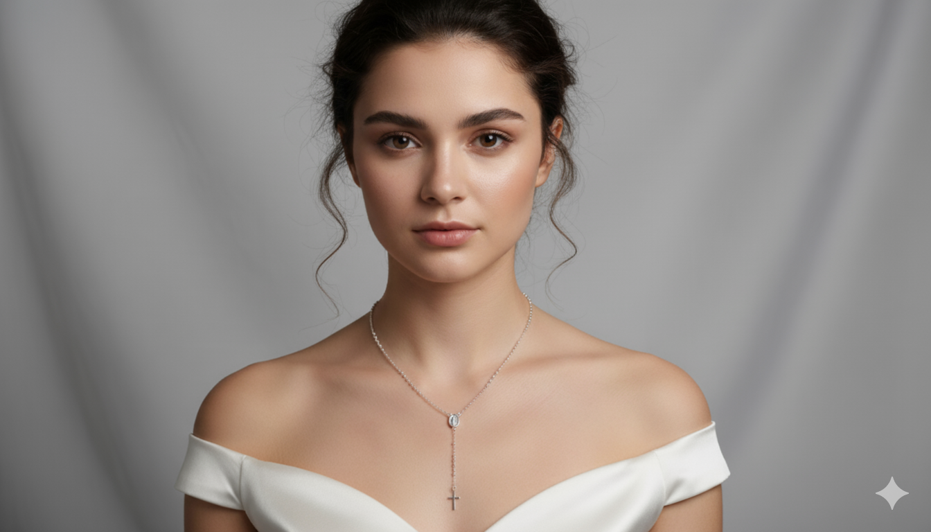 Rosario de Plata Italy 925 – Diseño Fino y Elegante